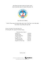 Thực trạng vận hành chính sách tỷ giá ở việt nam và các biện pháp hoàn thiện trong những năm gần đây 