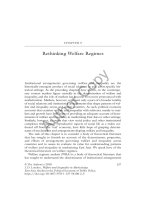 Rethinking welfare regimes 