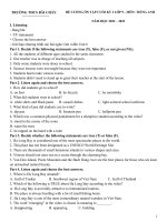 Đề cương kì 1 anh 9 (2022 2023) 