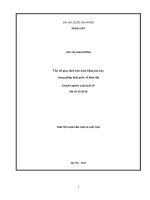 Luận văn thạc sĩ VNU LS vấn đề giao dịch bảo đảm bằng tàu bay trong pháp luật quốc tế hiện đại 