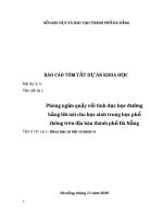 (TIỂU LUẬN) phòng ngừa quấy rối tình dục học đường bằng lời nói cho học sinh trung học phổ thông trên địa bàn thành phố đà nẵng 