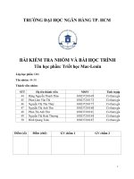 (TIỂU LUẬN) nội dung và ý nghĩa phương pháp luận của quy luật phủ định của phủ định  liên hệ với hoạt động thực tiễn của sinh viên 