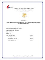 N11 TIỂU LUẬN QTHVC CHƯƠNG 4 ĐƯỜNG HÀNG KHÔNG