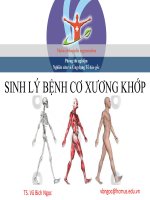 SINH lý BỆNH cơ XƯƠNG KHỚP 