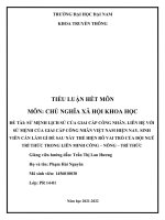 (TIỂU LUẬN) sứ MỆNH LỊCH sử của GIAI cấp CÔNG NHÂN  LIÊN hệ với sứ MỆNH của GIAI cấp CÔNG NHÂN VIỆT NAM HIỆN NAY  SINH VIÊN cần làm gì để SAU này THỂ HIỆN rõ VAI TRÒ của đội NGŨ TRÍ THỨC 