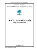 LUẬN văn HOÀN THIỆN CÔNG tác kế TOÁN THANH TOÁN với NGƯỜI MUA, NGƯỜI bán tại CÔNG TY TNHH đại hữu 