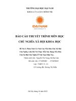 (TIỂU LUẬN) phân tích ưu việt của nền dân chủ xã hội chủ nghĩa, liên hệ với thực tiễn xây dựng nền dân chủ xã hội chủ nghĩa ở việt nam hiện nay 