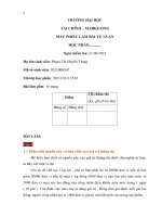 (TIỂU LUẬN) phân tích nguồn gốc và bản chất của giá trị thặng dư 