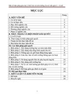 Một số biện pháp giáo dục ý thức bảo vệ môi trường cho trẻ mẫu giáo 5 – 6 tuổi 