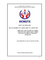 (TIỂU LUẬN) THIẾT kế, CHẾ tạo bộ GIA NHIỆT CHO dây hàn TRONG QUY TRÌNH hàn TIG tự ĐỘNG có bù dây SV2022 181 