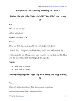 Luyện từ và câu từ đồng âm trang 51luyện từ và câu lớp 5 tuần 5   tiếng việt lớp 5 tập 1 