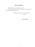 (Luận văn thạc sĩ) Dùng phương pháp phân thích lợi ích  chi phí đánh giá lại hiệu quả dự án đầu tư xây dựng khu ký túc xá sinh viên Đại học Quốc gia thành phố Hồ Chí Minh