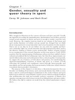 Sport and gender identities masculinities, femininities and sexualities (routledge critical studies in sport s) part 2 