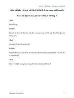 Lịch sử và địa lí lớp 4 bài 2 làm quen với bản đồgiải bài tập lịch sử  địa lí 4 trang 4 