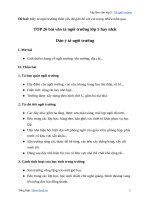 Tập làm văn lớp 5 tả ngôi trường (sơ đồ tư duy)dàn ý  26 bài văn tả ngôi trường 