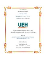 tiểu luận học PHẦN QUẢN TRỊ NGUỒN NHÂN lực đề tài THU hút NGUỒN NHÂN lực CHẤT LƯỢNG CAO TRONG THỜI đại HIỆN NAY 