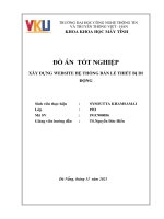 ĐỀ tài xây DỰNG WEBSITE hệ THỐNG bán lẻ THIẾT bị DI ĐỘNG 