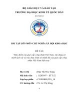 Đặc điểm của giai cấp công nhân việt nam, nội dung sứ mệnh lịch sử và việc thực hiện sứ mệnh đó của giai cấp công nhân việt nam hiện nay 