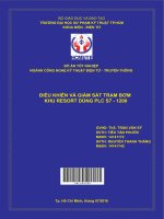 (Đồ án tốt nghiệp) Điều khiển và giám sát trạm bơm khu resort dùng PLC S7  1200