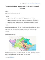 Lịch sử và địa lí lớp 4 bài 3 làm quen với bản đồ (tiếp theo)giải bài tập lịch sử  địa lí 4 trang 7 