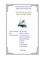 (TIỂU LUẬN) THỰC HÀNH CHUYÊN NGÀNH 2 PHÉP THỬ cảm QUAN sản PHẨM BÁNH COOKKIES vị MATCHA (PHÉP THỬ CHO điểm THỊ HIẾU) 