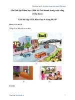 Khoa học lớp 4 bài 44 âm thanh trong cuộc sống (tiếp theo)giải bài tập khoa học lớp 4 trang 88 