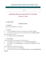 (TIỂU LUẬN) tiểu luận LỊCH sử ĐẢNG CỘNG sản VIỆT NAM đại hội đại biểu toàn quốc lần thứ VI của đảng ( tháng 12 1986 ) 