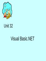 Unit 32-Visual basic.net
