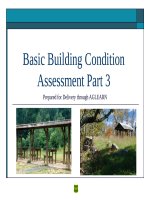 Basic Building Condition Assessment Part 3