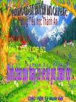 CỘNG HAI SỐ THẬP PHÂN