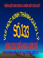 CÁC BÀI ĐỌC TRONG THÁNH LỄ CHÚA NHẬT