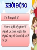 Mở rộng vốn từ: Thiên nhiên