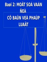 MỘT SỐ VẤN ĐỀ CƠ BẢN VỀ PHÁP LUẬT
