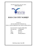 (Khóa luận tốt nghiệp) Kế toán phải trả người bán tại Công ty Trách nhiệm hữu hạn Ampacs International