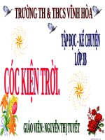 Tập đọc – Kể chuyện