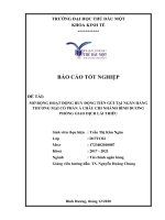 (Khóa luận tốt nghiệp) Mở rộng hoạt động huy động tiền gửi tại Ngân hàng TMCP Á Châu  PGD Lái Thiêu