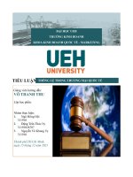 tiểu lệ THÔNG lệ TRONG THƯƠNG mại QUỐC tế ngành thép tại thị trường mỹ 