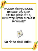Làm thế nào để biết có không khí?