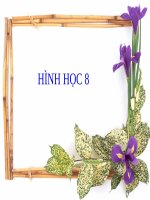 Chủ đề: TỨ GIÁC (Tiếp) Tiết 9: ĐỐI XỨNG TRỤC