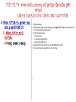 tìm hiểu chung phép lập luận giải thÝch