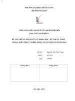 TIỂU LUẬN môn LỊCH sử văn MINH THẾ GIỚI NHỮNG THÀNH tựu về KHOA học   kỹ THUẬT, NGHỆ THUẬT KIẾN TRÚC và điêu KHẮC của ấn độ cổ TRUNG đại 