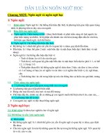 DẪN LUẬN NGÔN NGỮ học