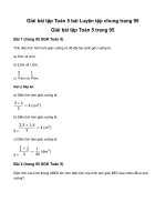 Toán lớp 5 luyện tập chung trang 95giải toán lớp 5 trang 95 