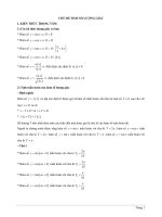 Tài liệu ôn tập Toán lớp 11 Chủ đề - Hàm số lượng giác