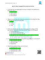 100 câu TRẮC NGHIỆM LỊCH SỬ ĐẢNG