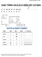 GIÁO TRÌNH UKULELE đệm hát cơ bản 