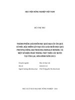 Luận văn thạc sĩ VNUA thành phần loài ruồi đục quả hại cây ăn quả có múi, đặc điểm gây hại của loài ruồi đục quả phương đông bactrocera dorsalis hendel và một số biện pháp phòng trừ tr 