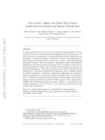 Less is more lighter and faster deep neu 