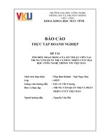 (TIỂU LUẬN) tìm HIỂU HOẠT ĐỘNG của kỹ THUẬT VIÊN tại TRUNG tâm QUẢN TRỊ và PHÁT TRIỂN CNTT đại học CÔNG NGHỆ THÔNG TIN VIỆT hàn 2 