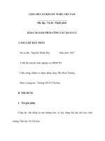 SKKN HAY NHẤT công tác vận động tu sửa phòng học và xây dựng bãi tập cho học sinh trường tiểu học võ thị sáu  